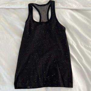Lululemon Swiftly Tech Racerback Tank Workout Top - Black & White - Size 4